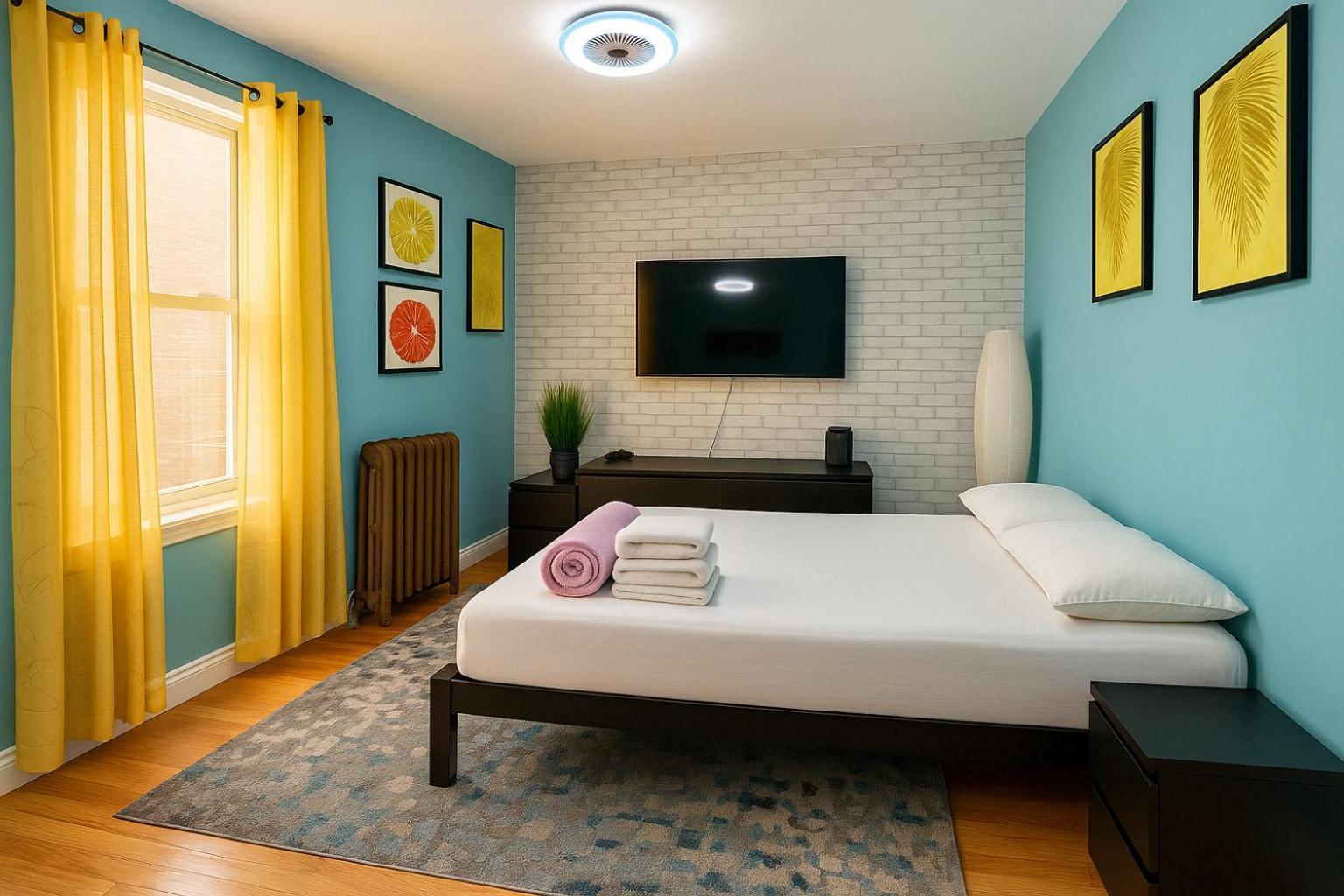 Modern Xl Queen Room Comfort & Character In Harlem นิวยอร์ก ภายนอก รูปภาพ
